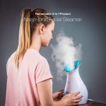 NanoSteamer Large 3-in-1 Nano Ionic Facial Steamer with Precise Temp Control - 30 Min Steam Time - Humidifier - Unclogs Pores - Blackheads - Spa Quality - Bonus 5 Piece Stainless Steel Skin Kit - Image 5